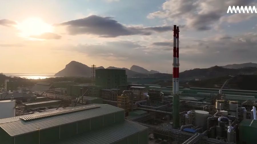 Smelter PT. Amman Mineral Internasional Tbk. (Tangkapan Layar Youtube Sekretariat Presiden)
