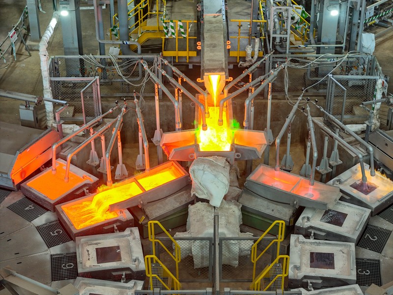 Smelter tembaga PT Freeport Indonesia di KEK JIIPE, Gresik, Jawa Timur. (Doc PT Freeport Indonesia)