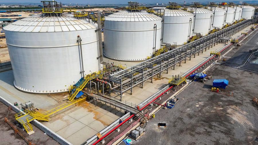 Smelter tembaga PT Freeport Indonesia di KEK JIIPE, Gresik, Jawa Timur. (Doc PT Freeport Indonesia)