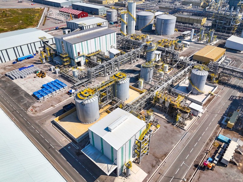Smelter tembaga PT Freeport Indonesia di KEK JIIPE, Gresik, Jawa Timur. (Doc PT Freeport Indonesia)