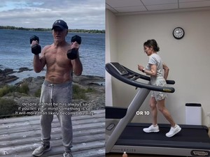 Viral Kakek-Nenek Punya Tubuh Atletis, Masih Kuat Nge-gym di Usia 80
