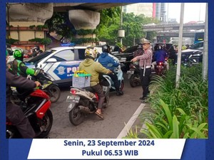 Titik-titik Macet di Jalan Arteri Jaksel hingga Jakpus Senin Pagi Ini