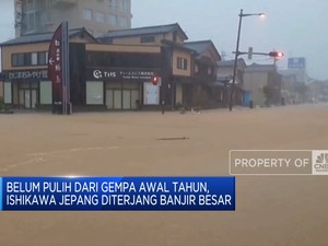 Video: Ishikawa Jepang Diterjang Banjir Besar, 6 Orang Tewas