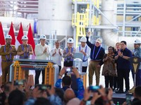 MIND ID Buktikan Komitmen Hilirisasi, Smelter Freeport Resmi Produksi