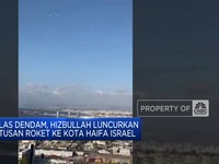 Video: Hizbullah Balas Dendam, Luncurkan Ratusan Roket Ke Israel