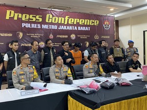3 Orang Jadi Tersangka Siram Air Keras ke Polisi Jakbar, Ini Perannya