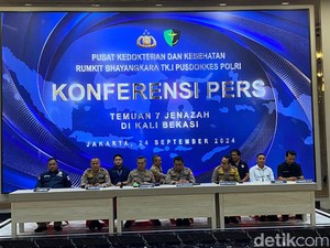 RS Polri Ungkap 7 Keluarga Sudah Lapor Kehilangan soal Mayat di Kali Bekasi