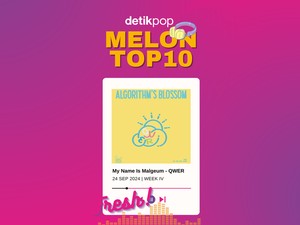 Single Baru QWER Jebol Melon Top 100