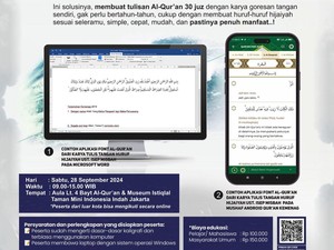 Kemenag Buat Pelatihan Pembuatan Font Al-Quran Digital untuk Seniman Kaligrafi