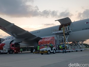 Pesawat Angkut Motor Pebalap MotoGP Mandalika Mulai Berdatangan