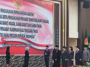 Lantik 5 Penjabat Bupati, Pj Gubernur Singgung Kerawanan Pilkada di NTT