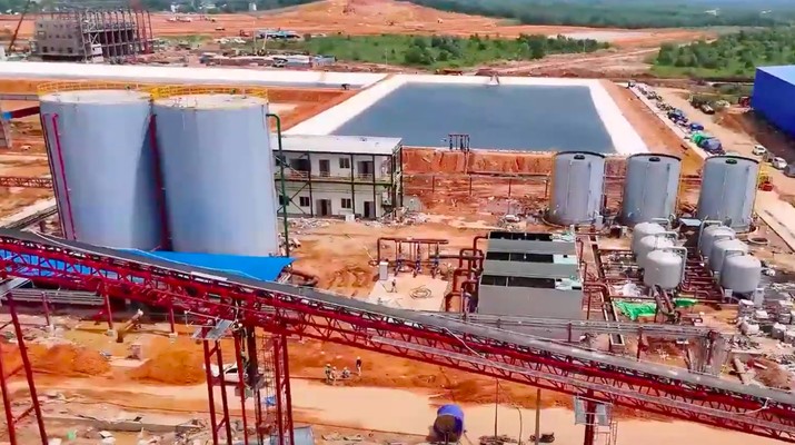 Presiden Joko Widodo (Jokowi) telah meresmikan injeksi bauksit perdana untuk proyek Smelter Grade Alumina Refinery (SGAR) Fase 1 PT Borneo Alumina Indonesia (BAI) yang berlokasi di Kabupaten Mempawah, Kalimantan Barat pada Selasa (24/09/2024). (Tangkapan Layar Youtube Sekretariat Presiden)