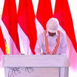 Menjelang Lengser, Jokowi Resmikan 3 Proyek Raksasa Rp104 Triliun