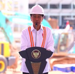 Sah! Jokowi Injeksi Bauksit Perdana Pabrik Alumina di Mempawah