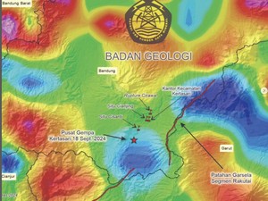 Badan Geologi: Gempa Bandung 18 September karena Sesar Baru Kertasari
