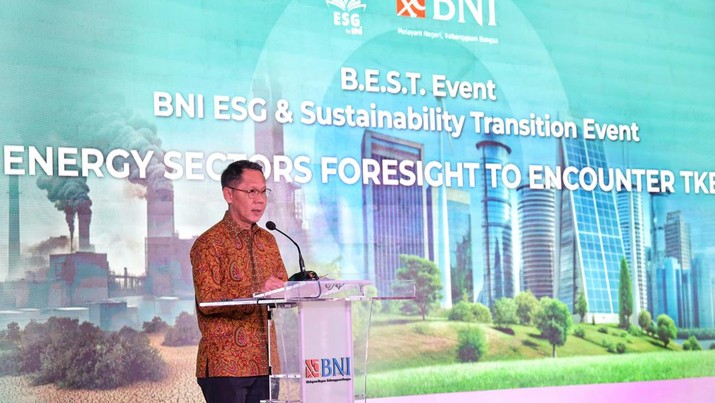Direktur Risk Management BNI, David Pirzada dalam Best Event, Selasa (24/9).