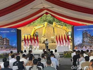 Sibuknya Jokowi dalam Sehari Resmikan 5 Proyek di IKN