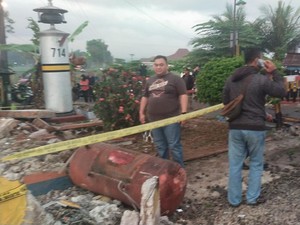 Masinis-Asisten Masinis KA Taksaka Luka, Sopir Truk Penerobos Palang Diamankan
