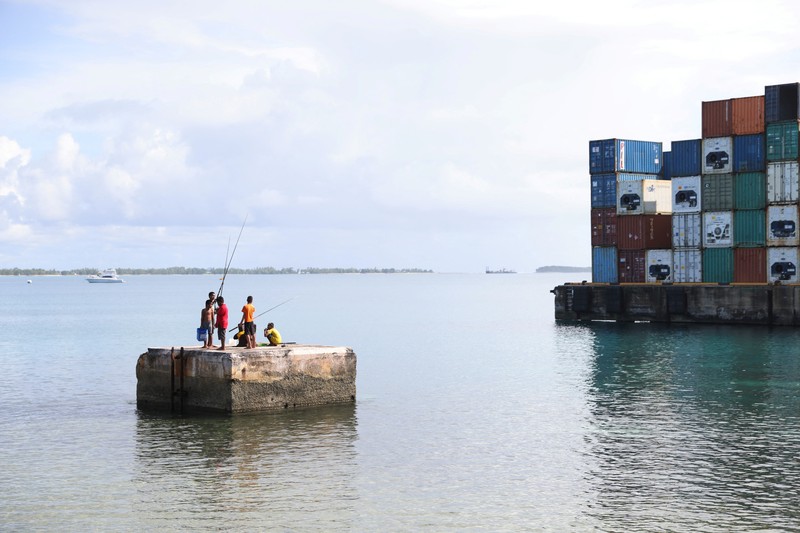 Negara Tuvalu terancam menghilang akibat abrasi air laut. (REUTERS/Kirsty Needham)
