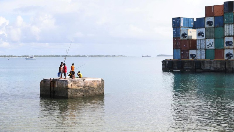 Negara Tuvalu terancam menghilang akibat abrasi air laut. (REUTERS/Kirsty Needham)