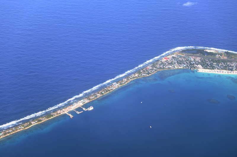Negara Tuvalu terancam menghilang akibat abrasi air laut. (REUTERS/Kirsty Needham)
