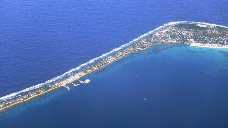 Negara Tuvalu terancam menghilang akibat abrasi air laut. (REUTERS/Kirsty Needham)