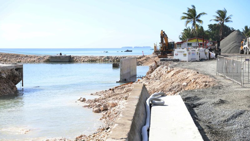 Negara Tuvalu terancam menghilang akibat abrasi air laut. (REUTERS/Kirsty Needham)