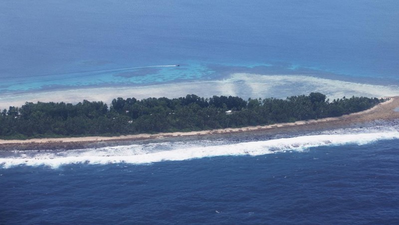 Negara Tuvalu terancam menghilang akibat abrasi air laut. (REUTERS/Kirsty Needham)