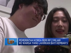 Video: Pemerintah Korea Beri Rp 2 M ke Orangtua Bayi Kembar 5