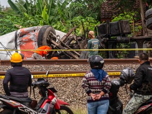 Alasan KAI Belum Laporkan Sopir Truk yang Tabrak KA Taksaka di Sedayu Bantul