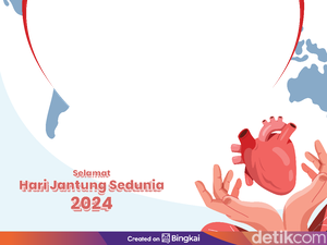 25 Twibbon Hari Jantung Sedunia 2024 Keren, Cocok Dibagikan di Medsos