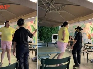 Ditegur Staf Restoran Gegara Bawa Makanan dari Luar, Wanita Ini Ngamuk