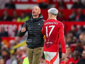 MU Tertahan, Garnacho Diklaim Ogah Ngomong sama Ten Hag