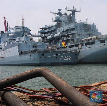 Kapal Perang Jerman Tiba-Tiba Wara-wiri di Pelabuhan RI, Ada Apa?