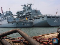 Kapal Perang Jerman Tiba-Tiba Wara-wiri di Pelabuhan RI, Ada Apa?