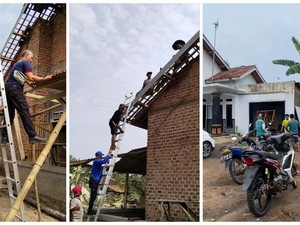 10 Rumah Warga di Lampung Selatan Rusak Usai Diterjang Puting Beliung