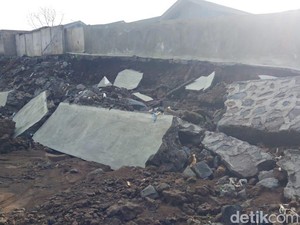 Waduh! Baru 2 Hari Rampung, Saluran Air di Kampung Seni Borobudur Ambrol