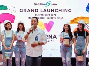 Garap Bisnis Properti, Sarana Jaya Luncurkan Produk Cat Warna Jaya Paint