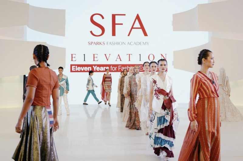 Sparks Fashion Academy di Main Atrium Senayan City Mall, Sabtu (21/9/2024). (Istimewa)