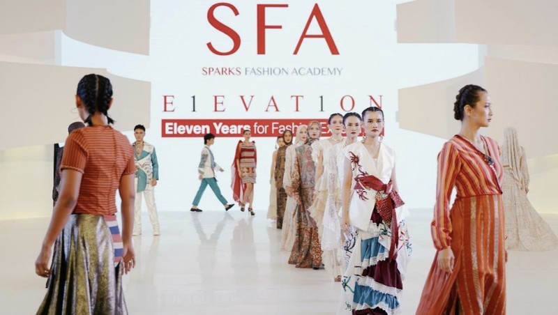 Sparks Fashion Academy di Main Atrium Senayan City Mall, Sabtu (21/9/2024). (Istimewa)