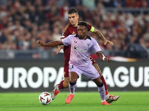 Roma Kesal Kecolongan oleh Athletic Bilbao Lewat Bola Mati