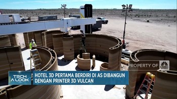 Video: Hotel 3D Pertama Berdiri di AS Dibangun dengan Printer Vulcan