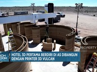 Video: Hotel 3D Pertama Berdiri di AS Dibangun dengan Printer Vulcan