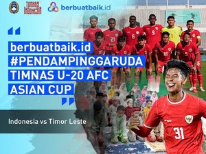 Berbuatbaik.id Ajak 30 Anak Duafa-Ojol Nonton Laga Indonesia Vs Timor Leste