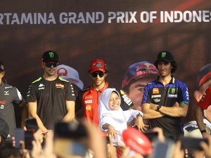 Bangganya Ayah Saksikan Azizah Menari di Depan Marc Marquez Cs