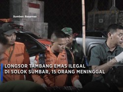 Video: Longsor Tambang Emas Ilegal di Solok, 15 Orang Meninggal Dunia
