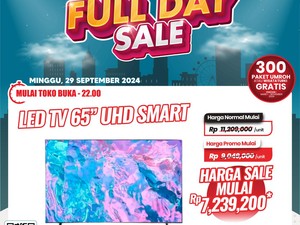 Mau Punya Smart TV 65 Inch? Besok ke Transmart Full Day Sale, Diskon Rp 3 Juta