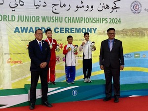 Zivan Abimanyu Raih 2 Emas di Kejuaraan Dunia Wushu Junior 2024