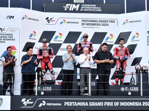 Media Italia Soroti Erick Thohir di Podium Mandalika: Dari Inter ke MotoGP