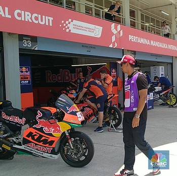 Intip Paddock Marc Marquez Jelang Final MotoGP Mandalika 2024
